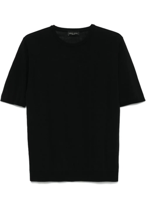 Roberto Collina fine-knit T-shirt - Black