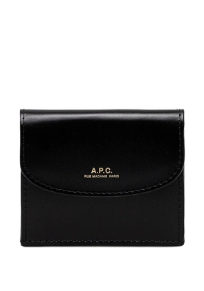 A.P.C. Genève tri-fold wallet - Black