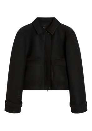 Max Mara mesh-panelled jacket - Black