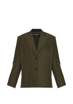 Jacquemus The Carré single-breasted blazer - Green