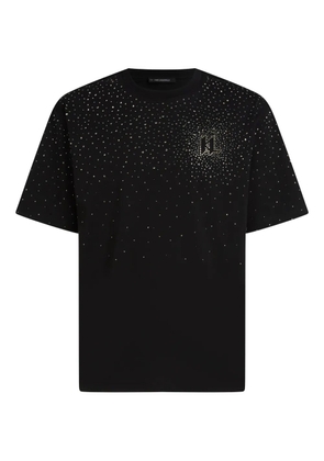 Karl Lagerfeld crystal-embellished T-shirt - Black