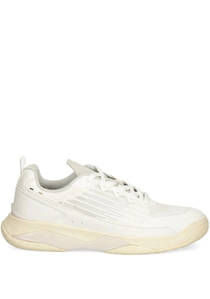 BOSS panelled sneakers - White