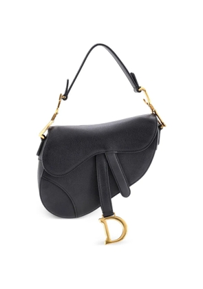 Christian Dior Pre-Owned Saddle Handbag Leather Mini shoulder bag - Black