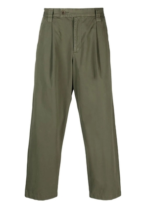 A.P.C. Renee straight-leg cotton trousers - Green