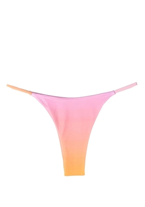 Louisa Ballou gradient-effect bikini bottoms - Pink