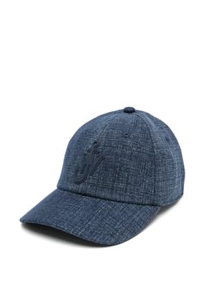JW Anderson logo-patch baseball cap - Blue