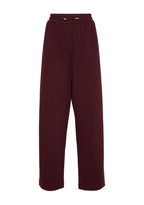 Brunello Cucinelli elasticated-waistband sweatpants - Red
