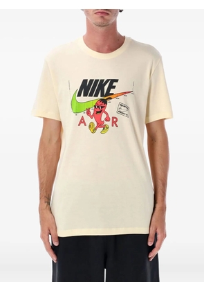 Nike logo-print T-shirt - Neutrals
