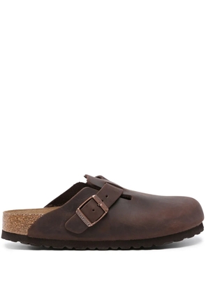 Birkenstock Boston leather mules - Brown