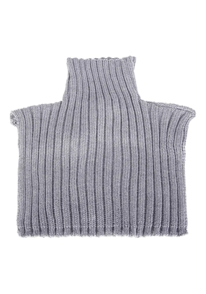 Niccolò Pasqualetti ribbed shrug - Grey