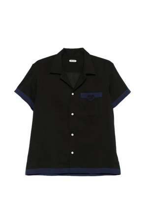 BODE heart deco short-sleeve shirt - Black