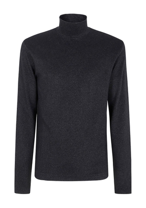 Emporio Armani lurex turtleneck - Black