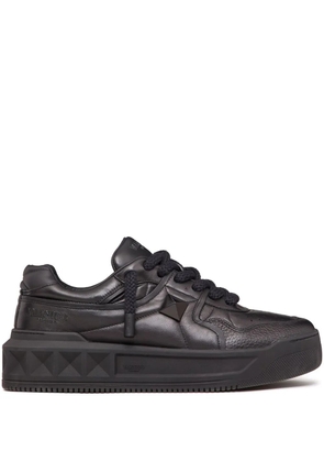 Valentino Garavani One Stud XL leather sneakers - Black