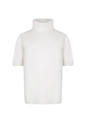 Lisa Yang knit roll-neck top - White