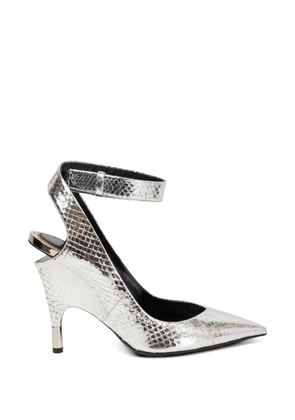 TOM FORD crossover-strap pumps - Silver
