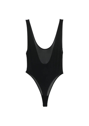 WARDROBE.NYC sheer tank bodysuit - Black