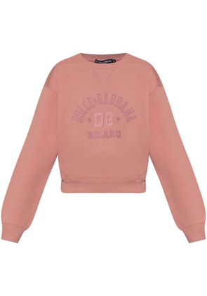 Dolce & Gabbana logo-print sweatshirt - Pink