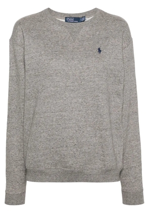 Polo Ralph Lauren embroidered-logo sweatshirt - Grey