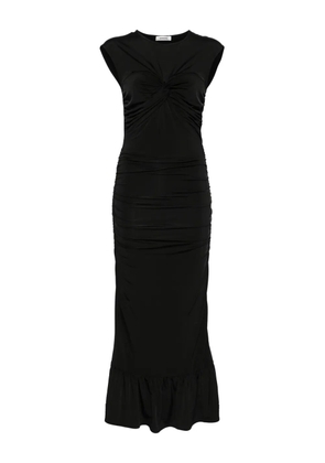 SANDRO knot-detail maxi dress - Black