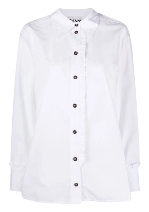 GANNI button-up shirt - White
