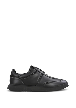 Emporio Armani leather sneakers - Black