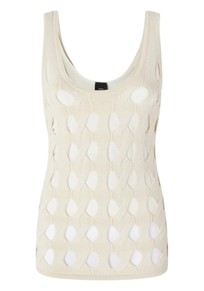PINKO open-knit top - White