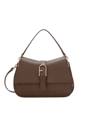 Furla leather satchel bag - Brown