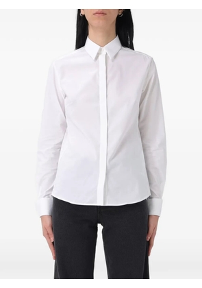 Fay buttoned long-sleeve shirt - White