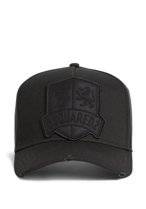 DSQUARED2 crest-appliqué baseball cap - Brown