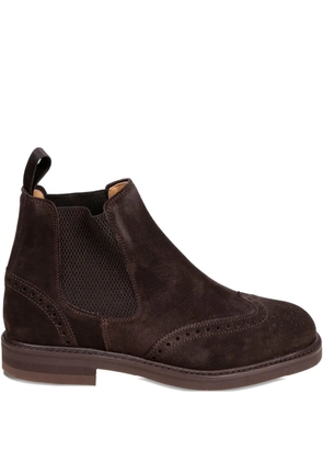 Berwick Shoes suede chelsea boots - Brown