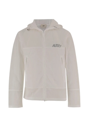 Autry zip-fastening hooded jacket - White