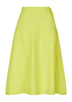 TOMBOY belted A-line skirt - Yellow