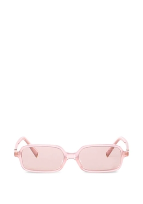 Miu Miu Eyewear rectangle frame sunglasses - Pink