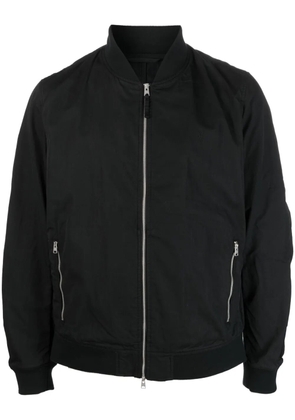 AllSaints stretch-cotton bomber jacket - Black