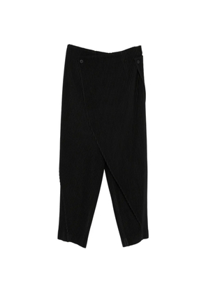 Homme Plissé Issey Miyake pleated drop-crotch trousers - Black