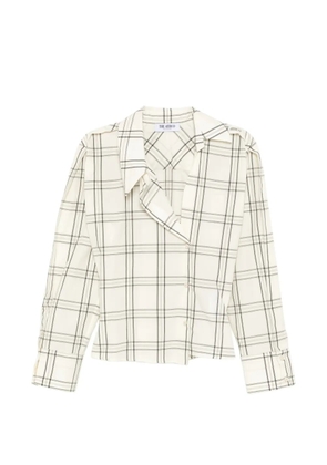 The Attico plaid shirt - Neutrals