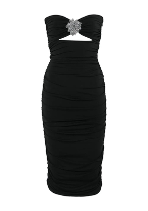Amen embellished cut-out dress - Black