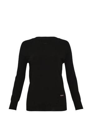 Stella McCartney compact knit sweater - Black