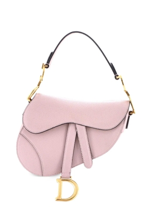 Christian Dior Pre-Owned Saddle Handbag Leather Mini shoulder bag - Pink