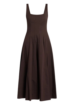 STAUD Wells dress - Brown