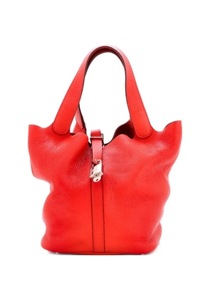 Hermès Pre-Owned Picotin Lock Bag Clemence GM bucket bag - Red
