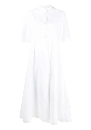 Jil Sander cotton shirt dress - White