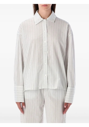 Calvin Klein pinstripe shirt - White
