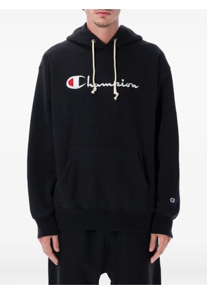 Champion logo-detailing hoodie - Black