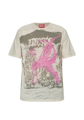 Diesel T-Jalo-A graphic print T-shirt - Neutrals