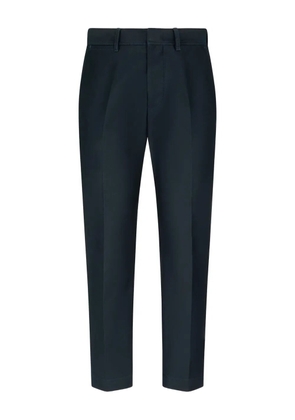 TOM FORD cotton straight-leg trousers - Blue