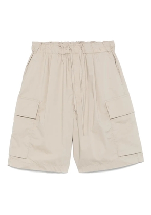 Kaptain Sunshine poplin cargo shorts - Neutrals