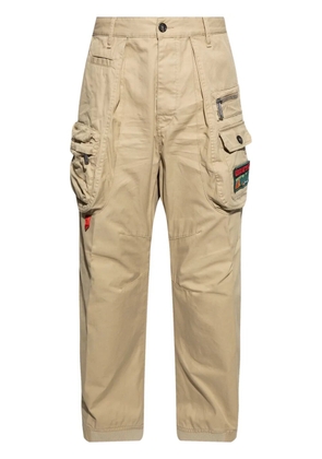 DSQUARED2 cotton cargo pants - Neutrals