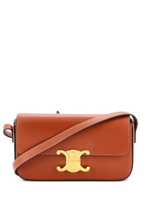 Celine Pre-Owned Triomphe East-West Smooth Calfskin shoulder bag - Brown