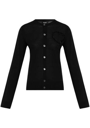 DSQUARED2 wool cardigan - Black